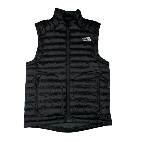 North Face Black Circular Down Puffer Gilet Jacket - Small