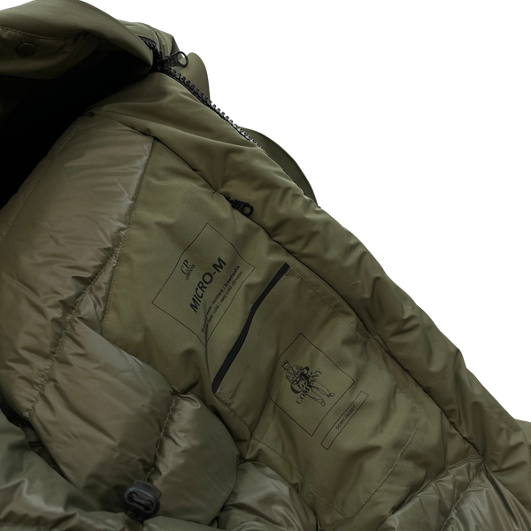 CP Company Green Micro M Down Lens Viewer Jacket - XL