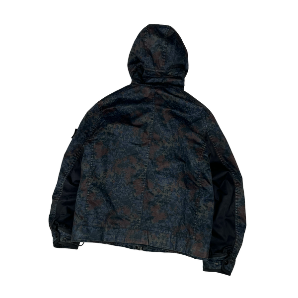 Stone Island Raso Gommato 2013 Camo Print OVD Jacket - Large