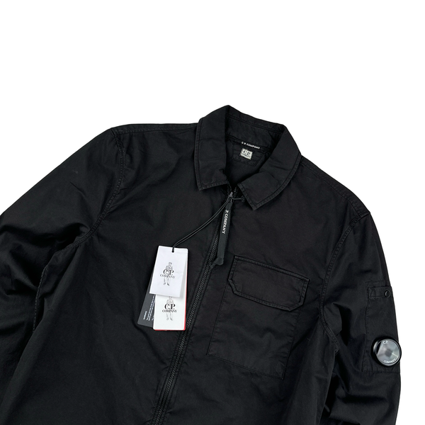 CP Company Black Cotton Overshirt - XS
