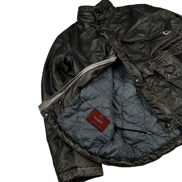 CP Company Brown Nyber Jacket - Large