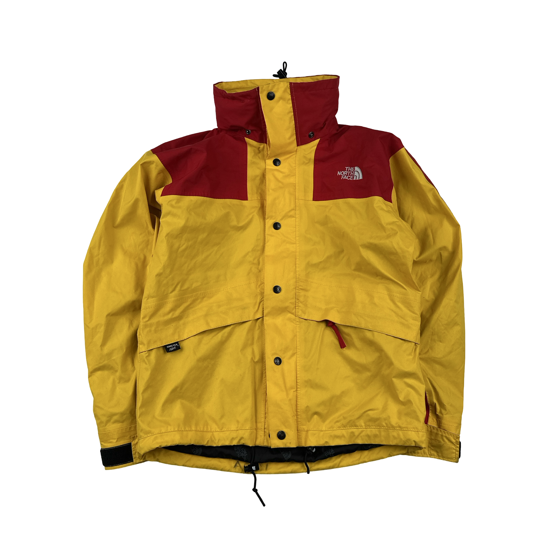 North Face Vintage Yellow/Red Gore-Tex Mountain Ski