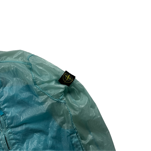 Stone Island 2021 Blue Lucido TC Bomber Jacket - Large