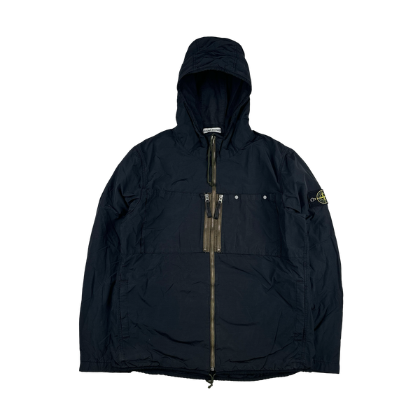 Stone Island 2010 Navy Garment Dyed Multi Pocket Jacket - XL