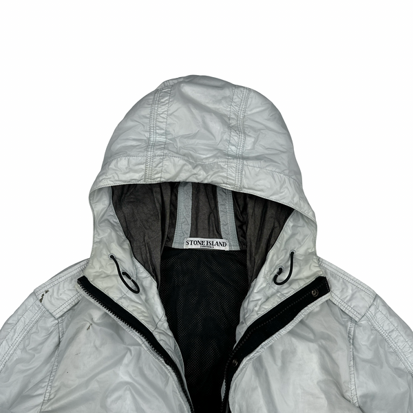 Stone Island 2011 White Tyveck Mesh Lined Jacket - Medium