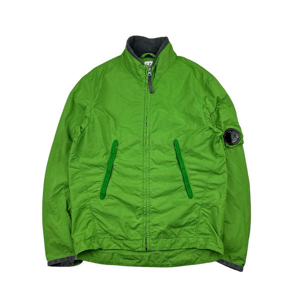 CP Company Green Micro Kei Bomber Jacket - Large