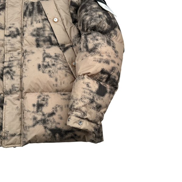 Stone Island 2024 Ice Earth Mapping Camouflage Down Jacket - Large