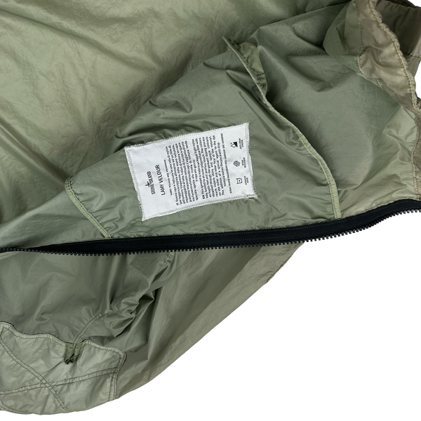 Stone Island 2019 Lamy Velour Parka Jacket - Large