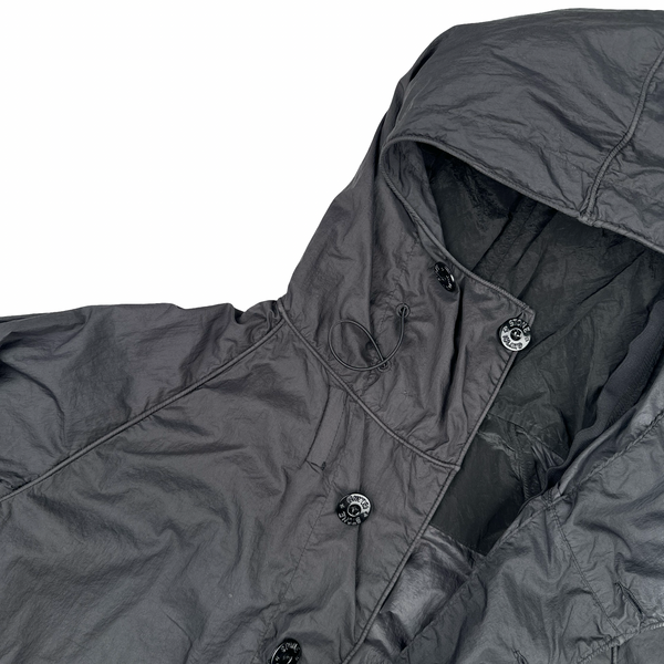 Stone Island Vintage AW2000 Mesh Badge Hooded Jacket - Large