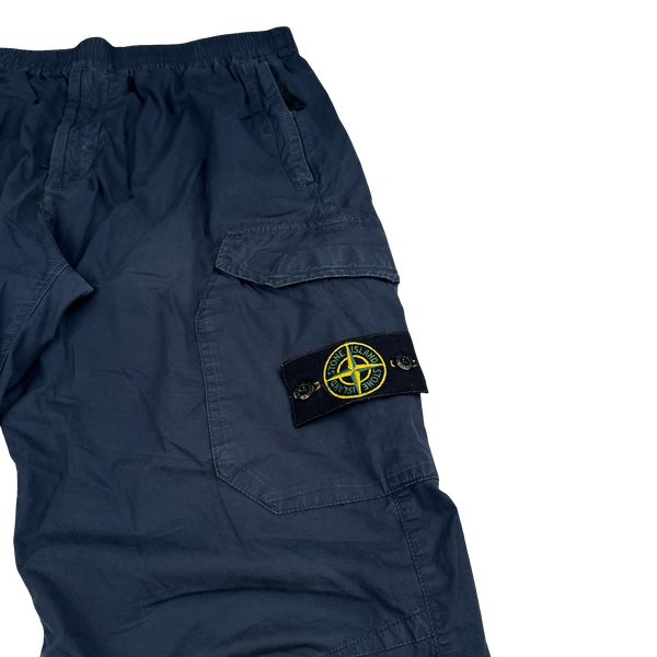 Stone Island 2020 RE T Navy Cargo Trousers - 33"
