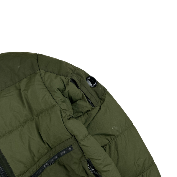 CP Company Khaki Taylon L Puffer Jacket - Large