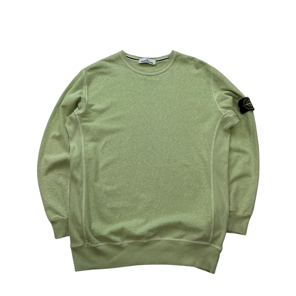 Stone Island 2017 Green Cotton Sweatshirt - XL