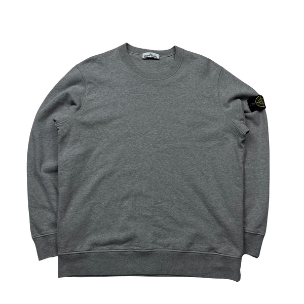 Stone Island 2021 Grey Cotton Crewneck - XXL