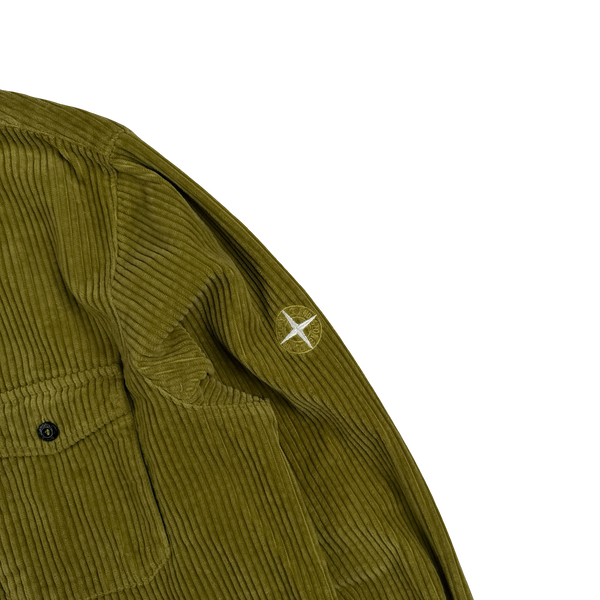 Stone Island 2021 Pistachio Corduroy Overshirt - XL