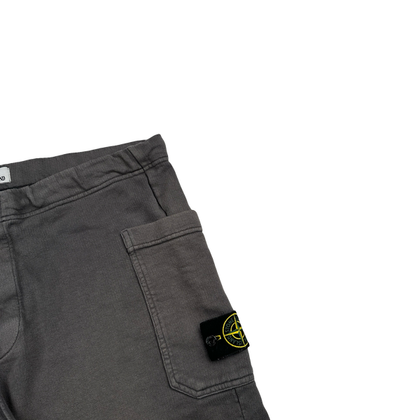 Stone Island 2015 Grey Thick Cotton Cargo Shorts - XXL