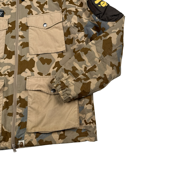 BAPE Camo Beige Camo Multi-Pocket Jacket - Small
