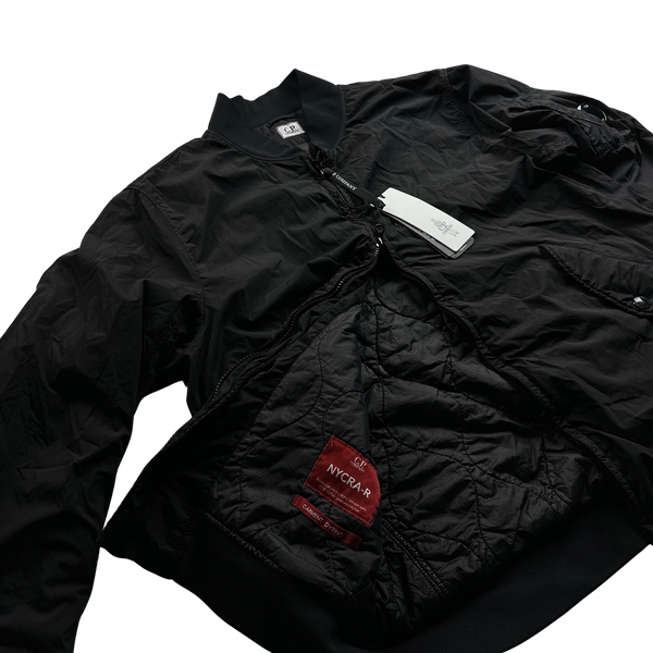 CP Company Black Nycra-R Bomber Jacket - XL