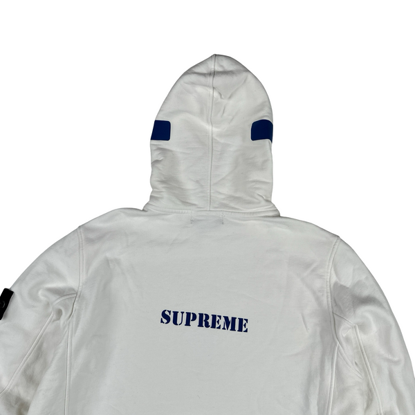 Stone Island Supreme 2017 Reflective Hoodie - Large