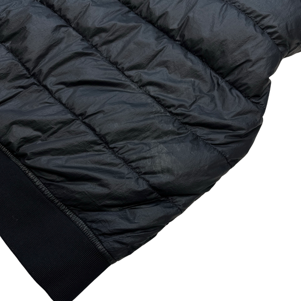 Stone Island Navy Garment Dyed Puffer Jacket - Small