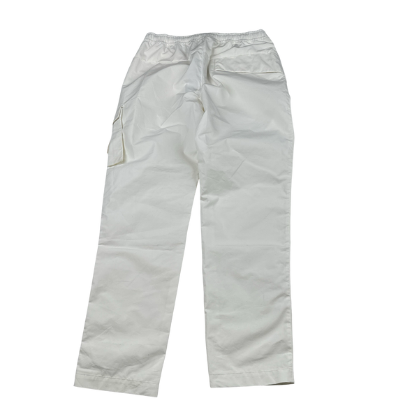 Stone Island 2022 White Ghost Cargo Trousers - 32"