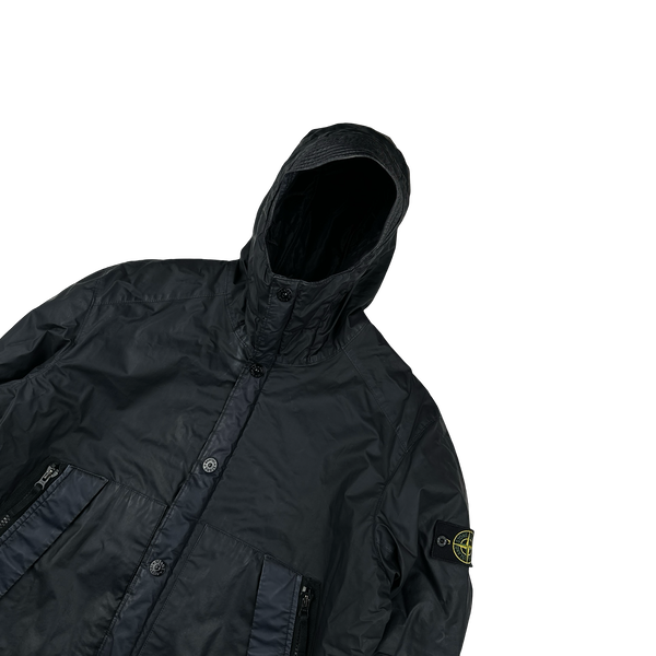 Stone Island 2013 Mussola Gommata Navy Quilted Jacket - XXL