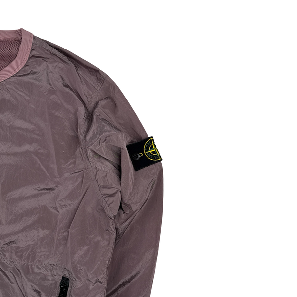 Stone Island Pink Nylon Metal Pullover Jumper - Medium