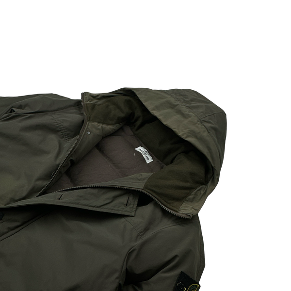 Stone Island 2013 Khaki Micro Reps Down Filled Winter Jacket - Medium