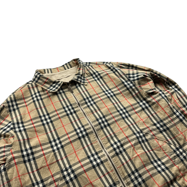 Burberry Nova Check Reversible Harrington Jacket XL