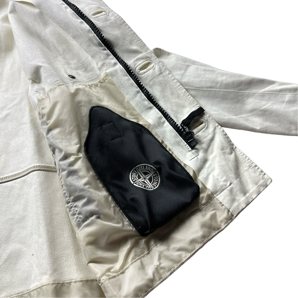 Stone Island 1997 Archive VDM Suede Green Edged Jacket - Medium