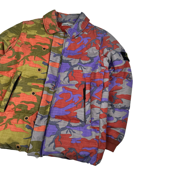 Stone Island 2022 Heritage Camo Down Filled Puffer Jacket - Medium