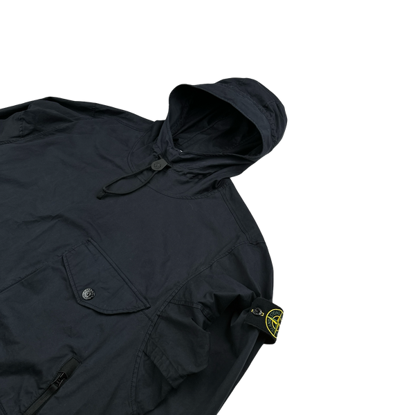 Stone Island 2022 Navy Heavyweight Cotton Smock - XL