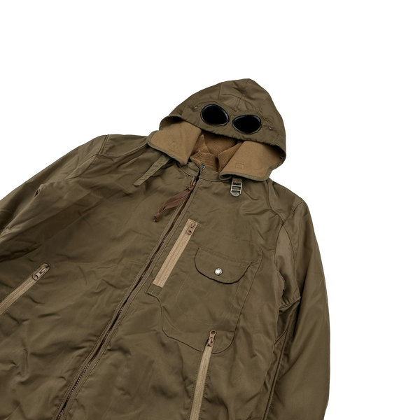 CP Company 2011 Beige Leinster 200 Goggle Jacket - XL