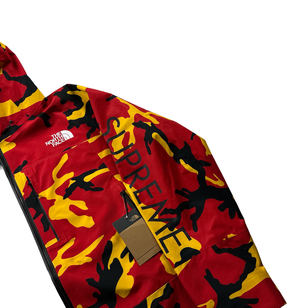 Supreme X North Face Split Camo Spellout Goretex Waterproof Jacket - XXL