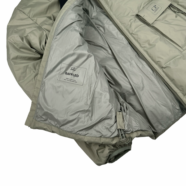 CP Company Metropolis Cream Baffled Primaloft Down Filled Jacket - XL