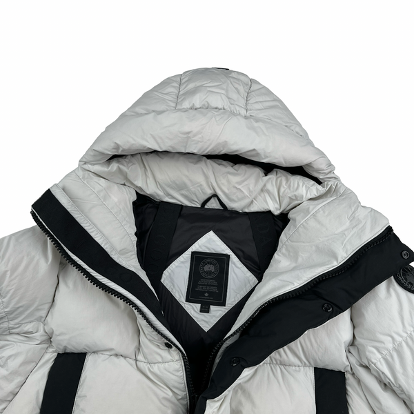 Canada Goose Frost Grey Down Osborne Black Label Jacket - XL