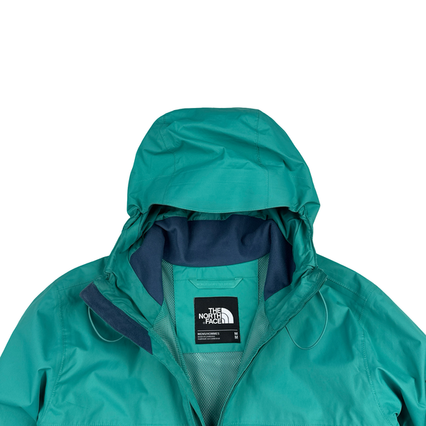 North Face Turquoise Dryvent Waterproof Jacket - Medium