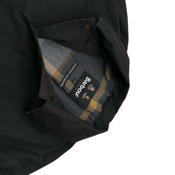 Barbour Loren Tartan Lined Long Jacket - Large