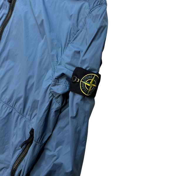 Stone Island 2022 Light Blue Nylon Skin Touch TC Jacket - Medium