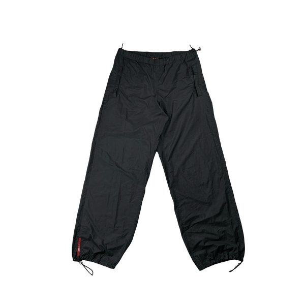 PRADA archive nylon pants 裾zip prada sport 00s archive nylon flare pant