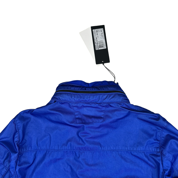 CP Company Blue Bi Mesh Lens View Jacket - Large