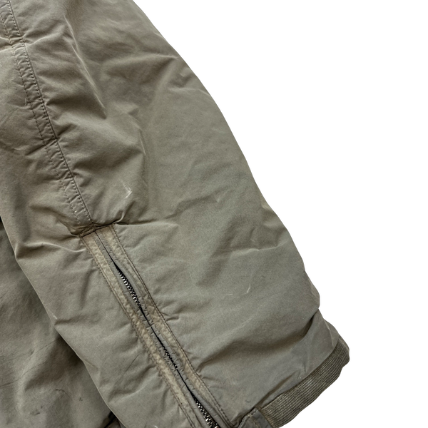 CP Company 2009 Beige Nylon Blend Tinto Terra Multi Pocket Field Jacket - XXL