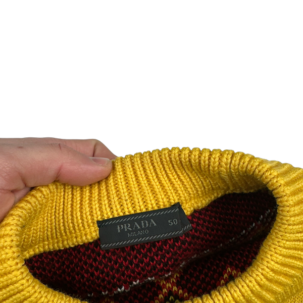 Prada 2017 Archive Wool Knit Crewneck Jumper - Large