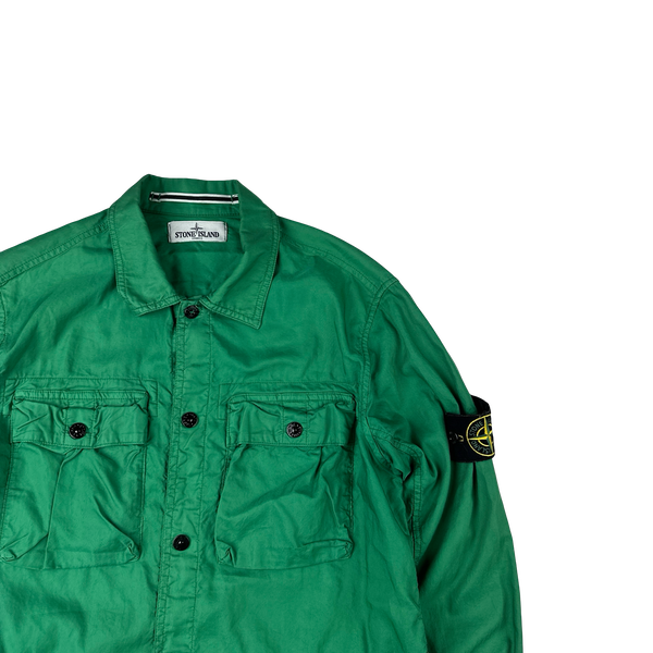 Stone Island 2013 Green Multipocket Cotton Shirt - Medium