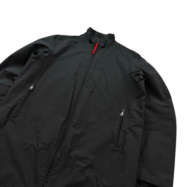 Prada Grey Goretex Long Jacket - Large
