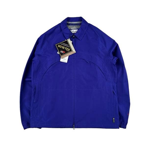 Stone Island Marina Gore Tex Waterproof Spellout Jacket - Large