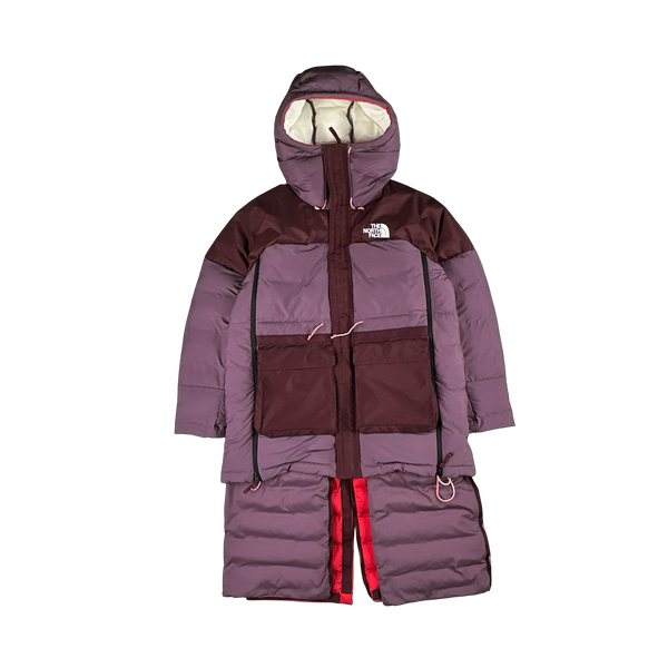 North Face Triple Baffle Parka Alpine Plum Mid Hooded Puffer Jacket - Medium
