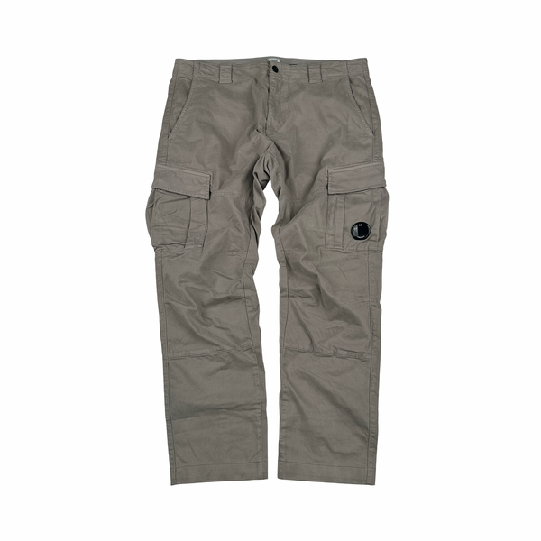 CP Company Beige Stretch Ergonomic Fit Cargo Trousers - XXL