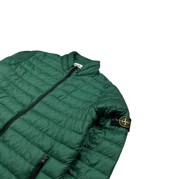 Stone Island 2013 Green Micro Ripstop Down Jacket - Medium