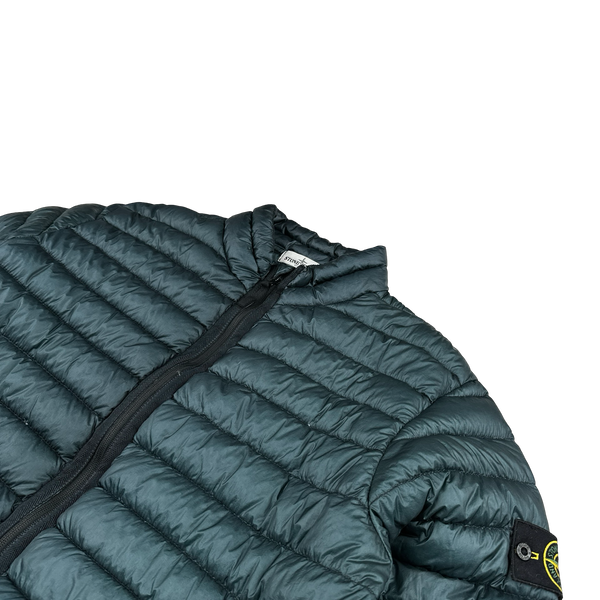 Stone Island 2013 Dark Green Garment Dyed Down Puffer Jacket - XXL