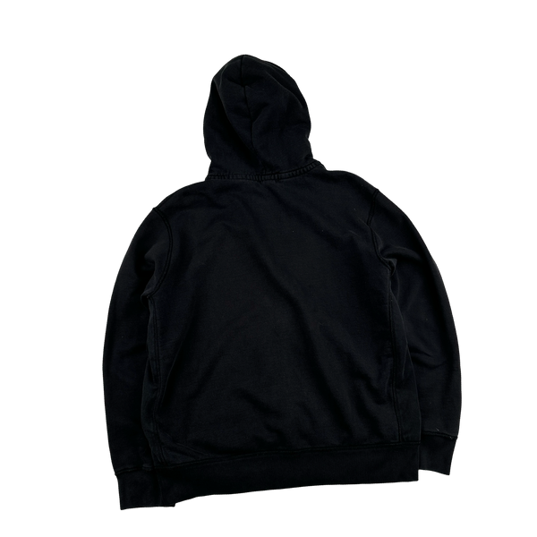 Ralph Lauren Black Thick Cotton Zipped Hoodie - XL
